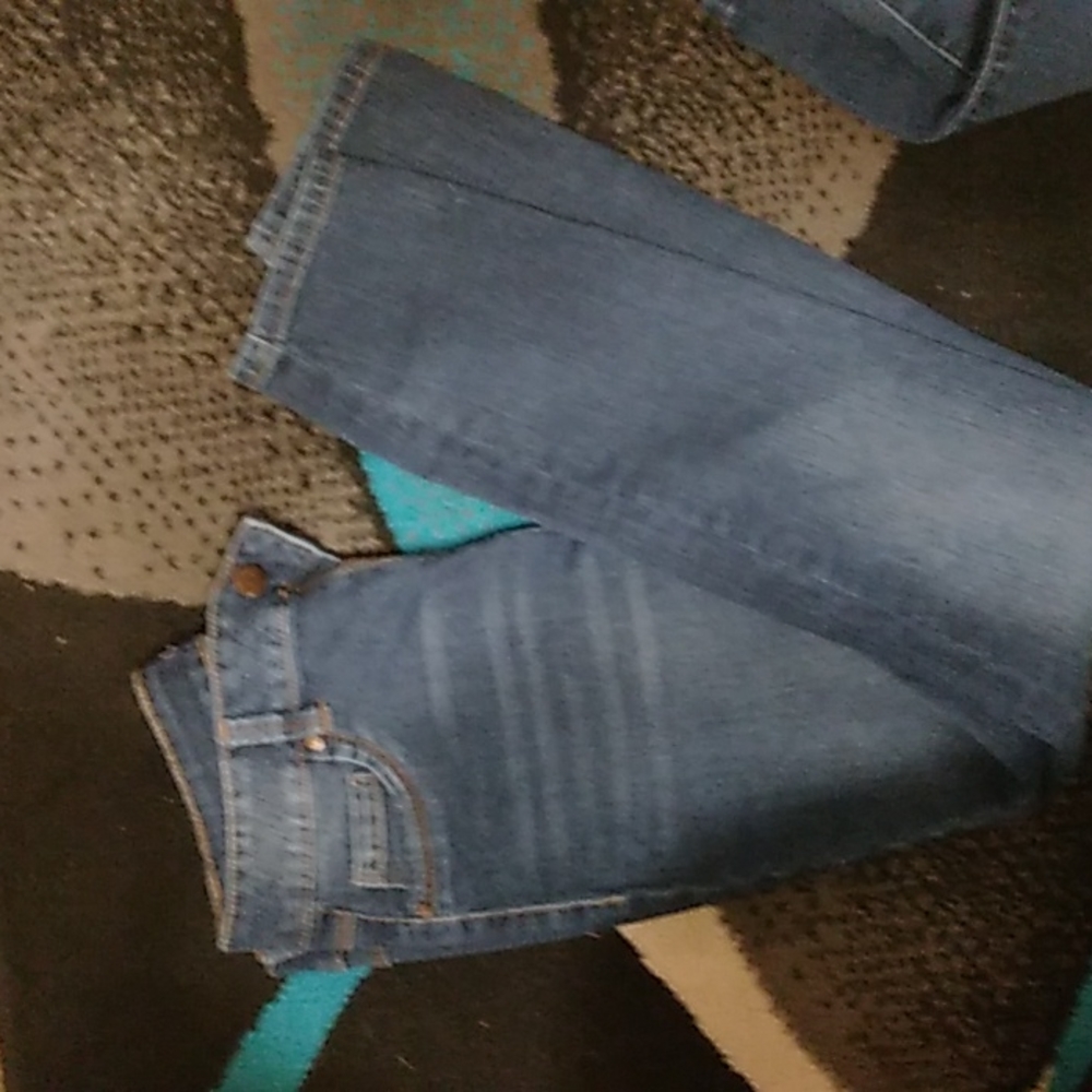 Blue spice skinny jeans